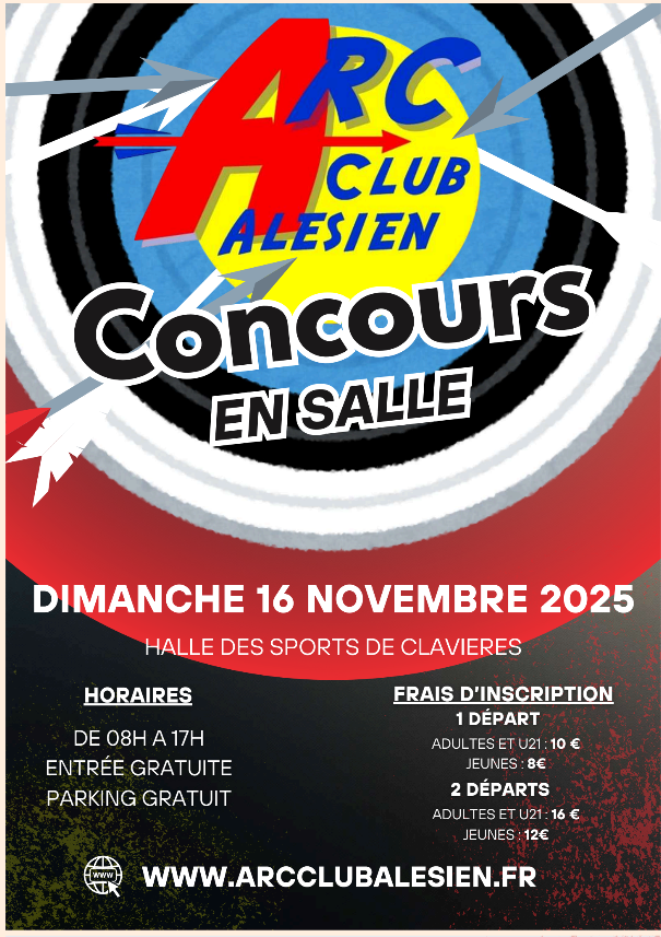 Concours en Salle du 16 novembre  18 - 25m
