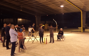 Une bonne position, sous le contrôle des entraineurs...


