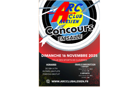 Concours en Salle du 16 novembre  18 - 25m